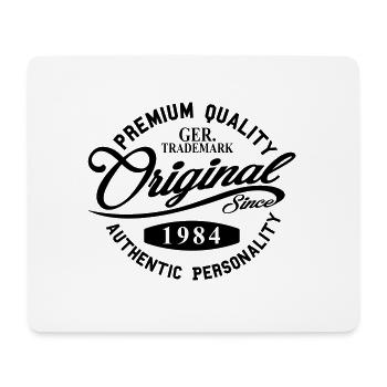Origine Depuis 1984 Handwriting Qualité Premium - Tapis de souris (format paysage) - blanc - Devant
