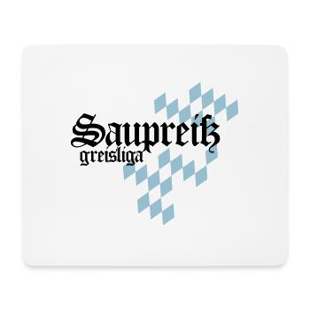 Saupreiß - Mousepad (Querformat) - Weiß - Vorne