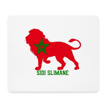 SIDI SLIMANE - Tapis de souris (format paysage) - blanc - Devant