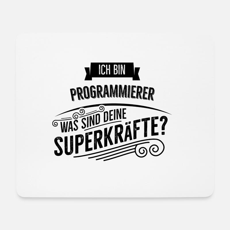 Programmierer - Mousepad (Querformat) - Weiß