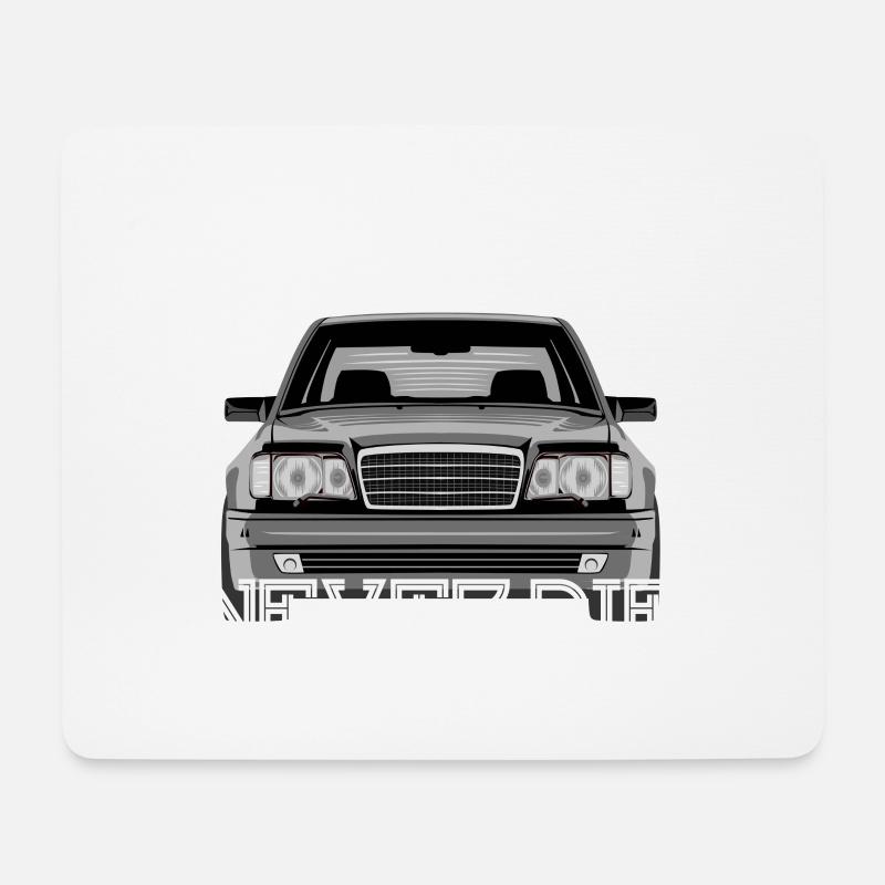 W124 legends never die - Mouse Pad (horizontal) - white