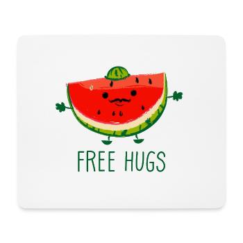 Free Hugs - Mouse Pad (horizontal) - white - Front