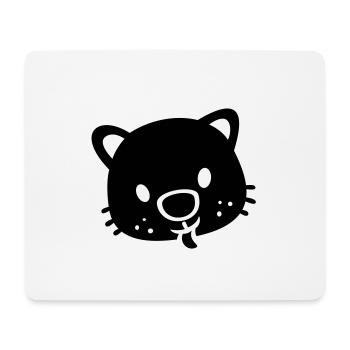 süßes Kätzchen Katze - Mousepad (Querformat) - Weiß - Vorne