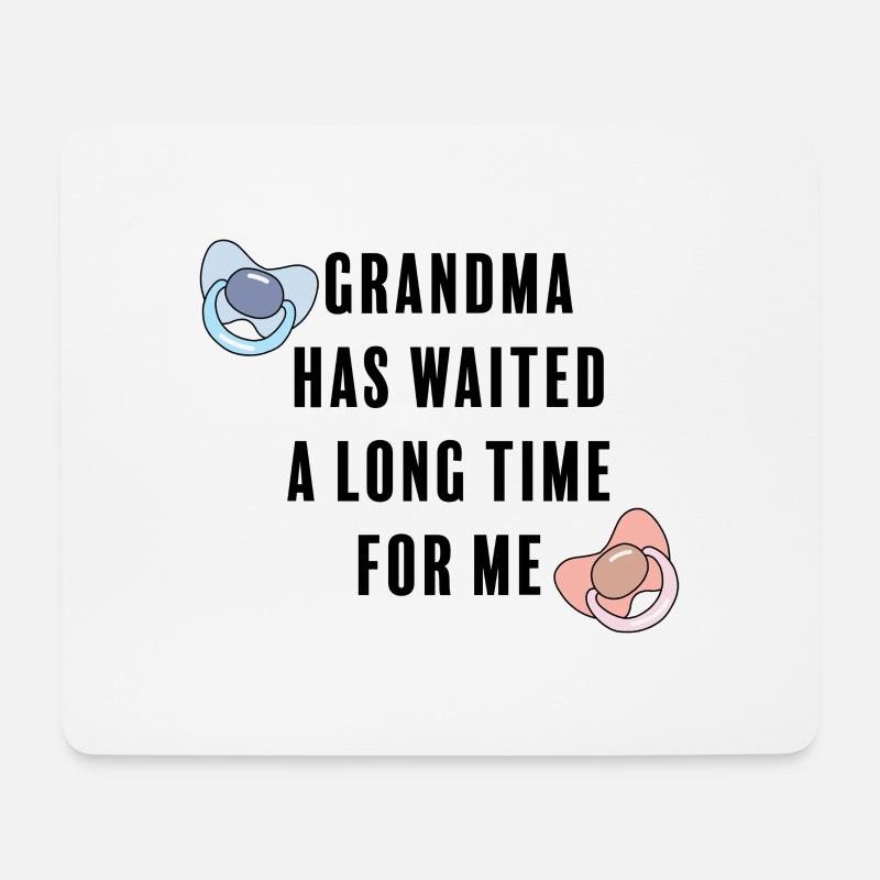 Grandma Waited For Me - Mousepad (Querformat) - Weiß