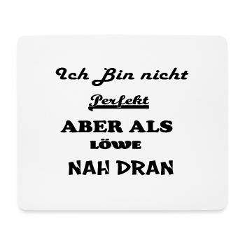 Sternzeichen Löwe - Mousepad (Querformat) - Weiß - Vorne