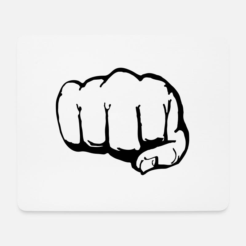 Faust (1c) - Mousepad (Querformat) - Weiß