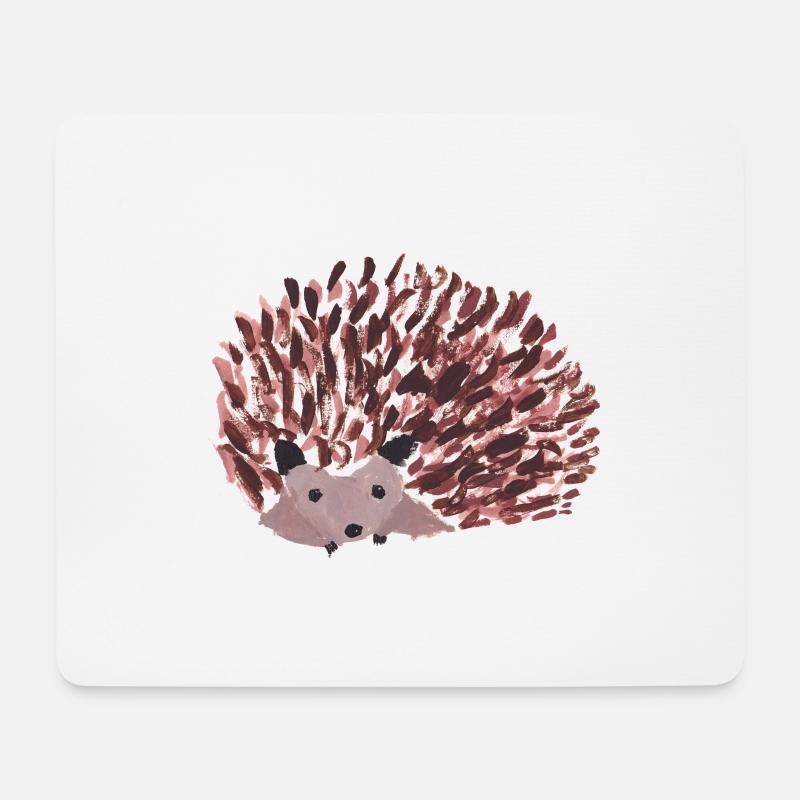 Hedgehog - Mouse Pad (horizontal) - white