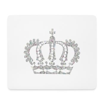 krone crown koenig king castle schloss tower burg2 - Mousepad (Querformat) - Weiß - Vorne