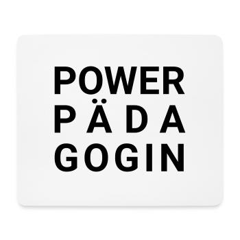 Powerpädagogin - Mousepad (Querformat) - Weiß - Vorne