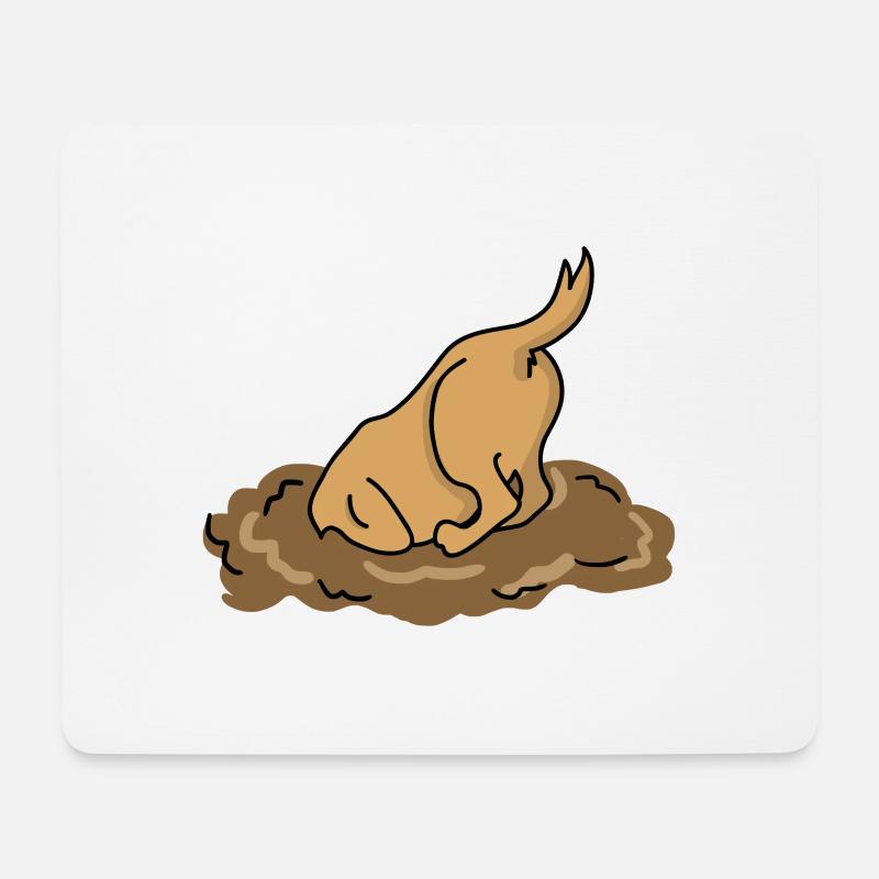 dog - Mouse Pad (horizontal) - white