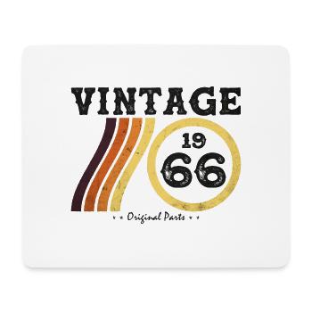 Klassische limitierte Auflage Vintage 1966 Retro 58 - Mousepad (Querformat) - Weiß - Vorne