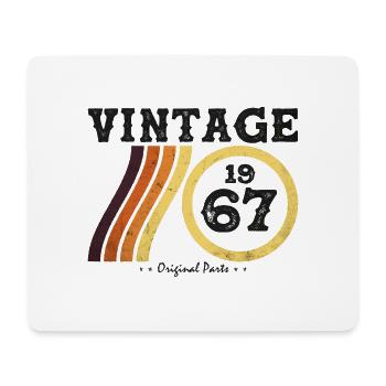 Limited Edition Retro Classic 57 Years Old - Mouse Pad (horizontal) - white - Front