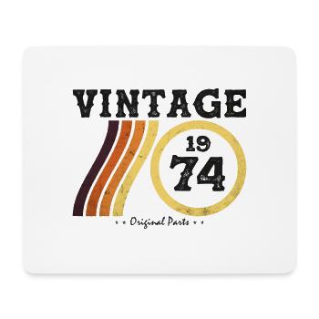 Classic Vintage 1974 - Limited Edition Retro 50 - Mouse Pad (horizontal) - white - Front