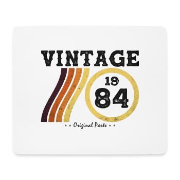 Classic Vintage 1984 - Édition Limitée Retro 40 - Tapis de souris (format paysage) - blanc - Devant