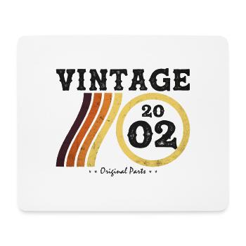 Limited Edition Vintage 2002 - Classic Retro 22 - Mouse Pad (horizontal) - white - Front