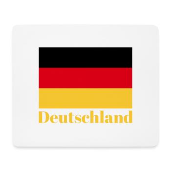 Deutschland Germany Flag German Pride - - Mouse Pad (horizontal) - white - Front