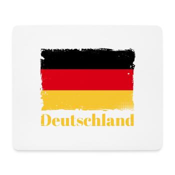 Deutschland Germany Flag German Pride - - Mouse Pad (horizontal) - white - Front