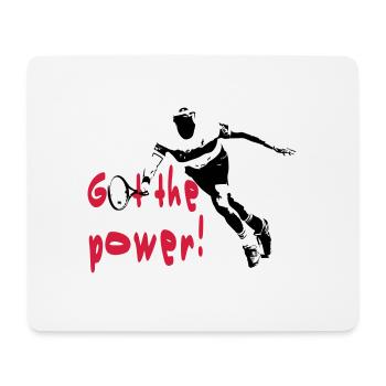 Tennis - Mousepad (Querformat) - Weiß - Vorne