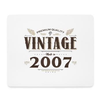 17 ans Millésime 2007 Edition Limitée 17ème - Tapis de souris (format paysage) - blanc - Devant