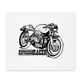 Expresso Racer - Tapis de souris (format paysage) - blanc - Devant