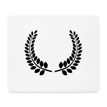 Ear of wheat branch - Mouse Pad (horizontal) - white - Front