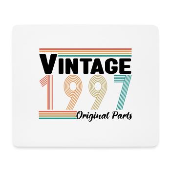 Vintage 1997 Originalteile Geburtstagsgeschenk - Mousepad (Querformat) - Weiß - Vorne