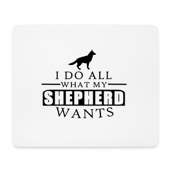 German Shepherd Shirt - Mousepad (Querformat) - Weiß - Vorne