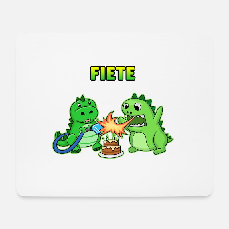 Fiete Geburtstag Geschenk - Mousepad (Querformat) - Weiß