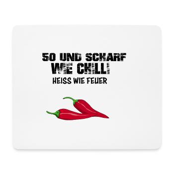 50 Geburtstag - Mousepad (Querformat) - Weiß - Vorne
