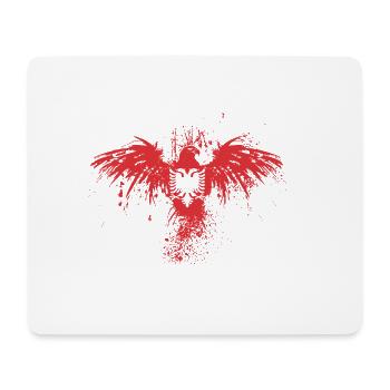 Aigle albanais - aigle albanais shirt Shqiponja - Tapis de souris (format paysage) - blanc - Devant