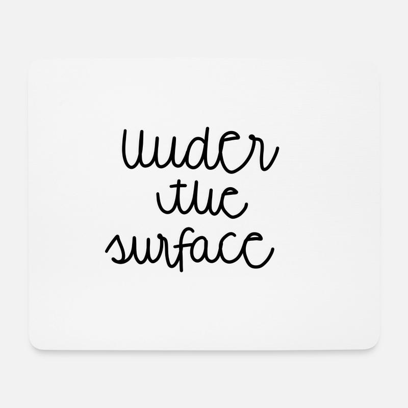 Under the Surface - Mousepad (Querformat) - Weiß