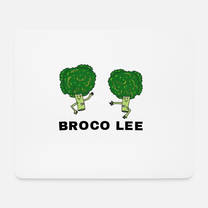 BROCO LEE - Mousepad (Querformat) - Weiß