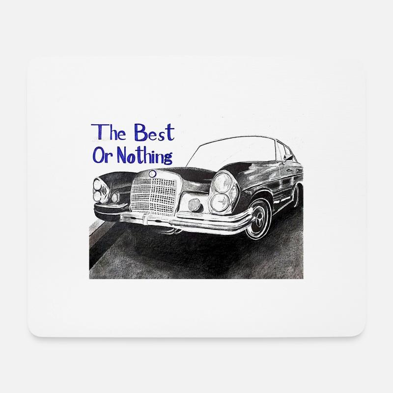 Das Beste oder nichts - Mousepad (Querformat) - Weiß