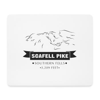 Scafell Pike - Mouse Pad (horizontal) - white - Front