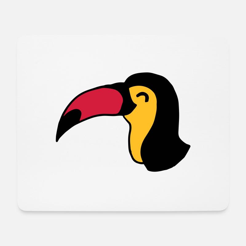 Tukan Tukane Tucan Vogel - Mousepad (Querformat) - Weiß