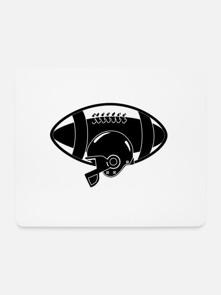 American Football - Mouse Pad (horizontal) - white
