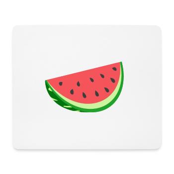 Wassermelone T-Shirt - Mousepad (Querformat) - Weiß - Vorne