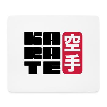 Karate - Mousepad (Querformat) - Weiß - Vorne