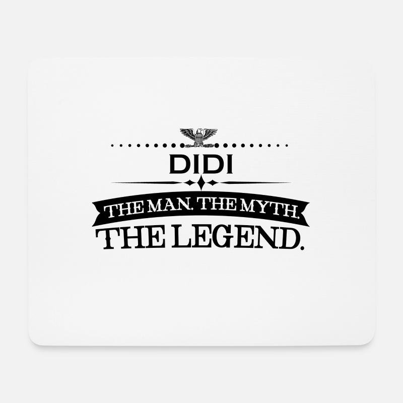 Mann mythos legende geschenk Didi - Mousepad (Querformat) - Weiß