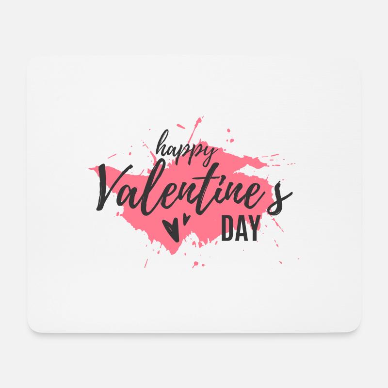 valentine - Mousepad (Querformat) - Weiß