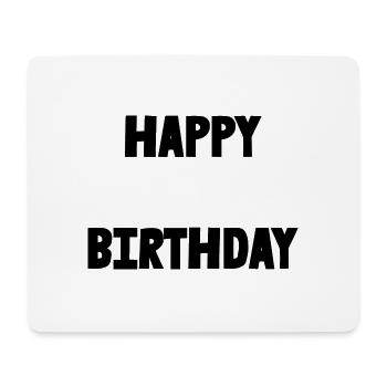 ALLES GUTE ZUM GEBURTSTAG. ALLES GUTE ZUM GEBURTSTAG. JAHRESTAG. - Mousepad (Querformat) - Weiß - Vorne