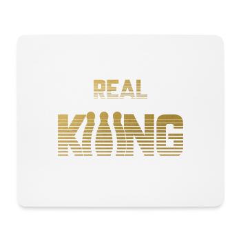 Real King - Bowling Kegeln Pin Strike Kegel Kugel - Mousepad (Querformat) - Weiß - Vorne