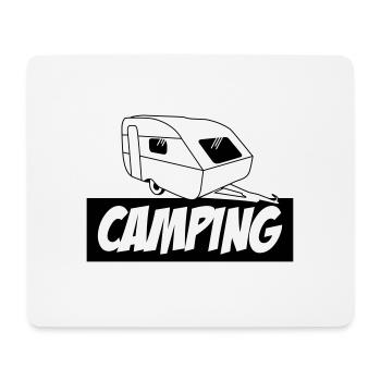 Camping - Die pure Leidenschaft - Mousepad (Querformat) - Weiß - Vorne