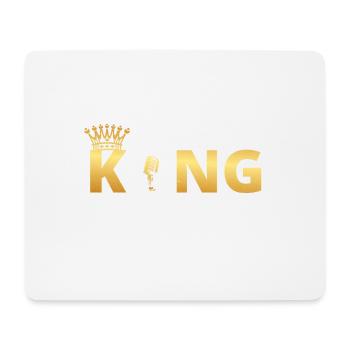 giftgamesmaster god MIKROFON MICROFON MI - Mouse Pad (horizontal) - white - Front