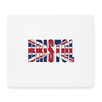 Bristol UK - Mouse Pad (horizontal) - white - Front