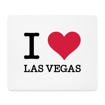 I Love Las Vegas - Mouse Pad (horizontal) - white - Front