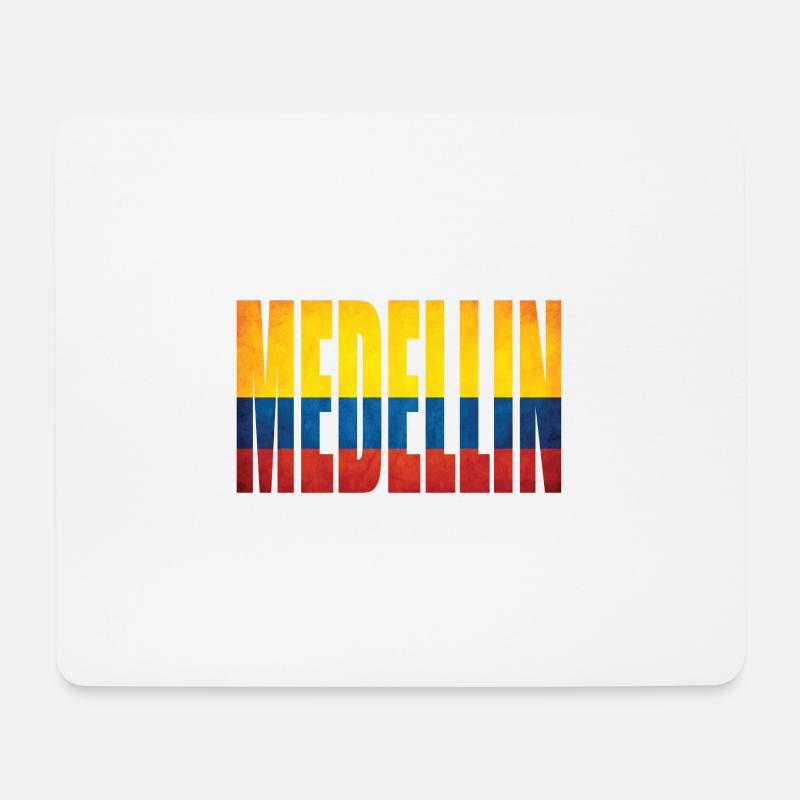 Colombia Medellin - Mouse Pad (horizontal) - white