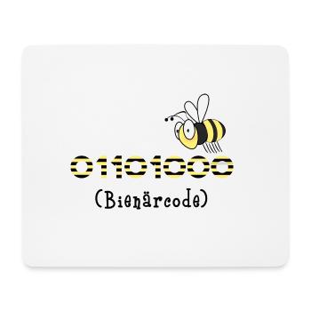 Binärcode Biene Code Informatik Geschenk Honig - Mousepad (Querformat) - Weiß - Vorne