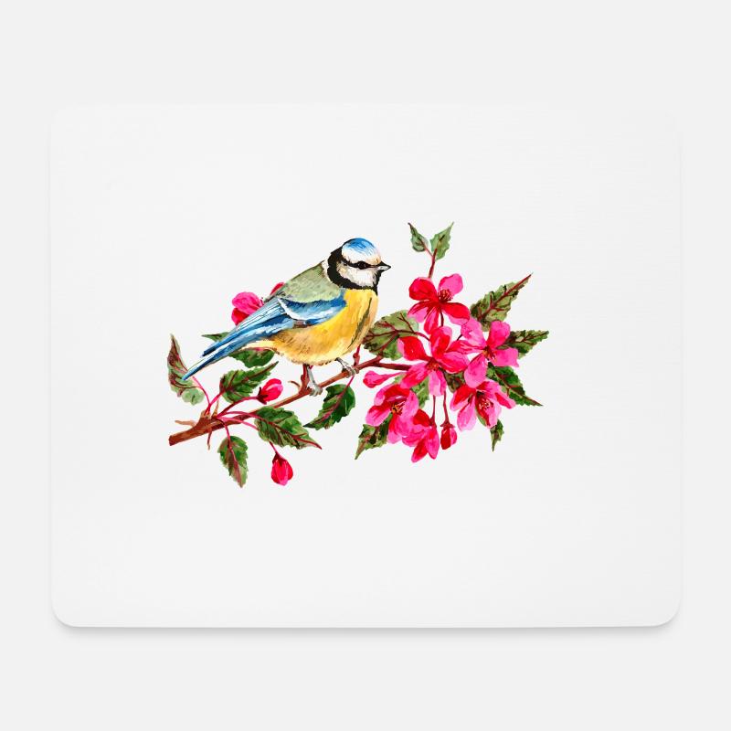 Bird - Mouse Pad (horizontal) - white