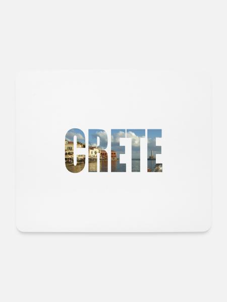 Kreta - Mousepad (Querformat) - Weiß
